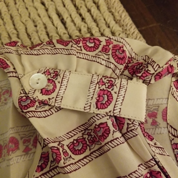 by Langley McKinney sleeveless silk Henley - Picture 5 of 6